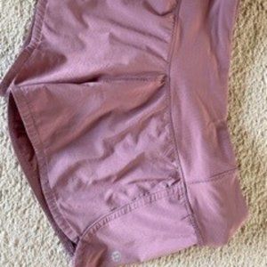 Lululemon Lulu Speed Up Short Mauve Sz 4